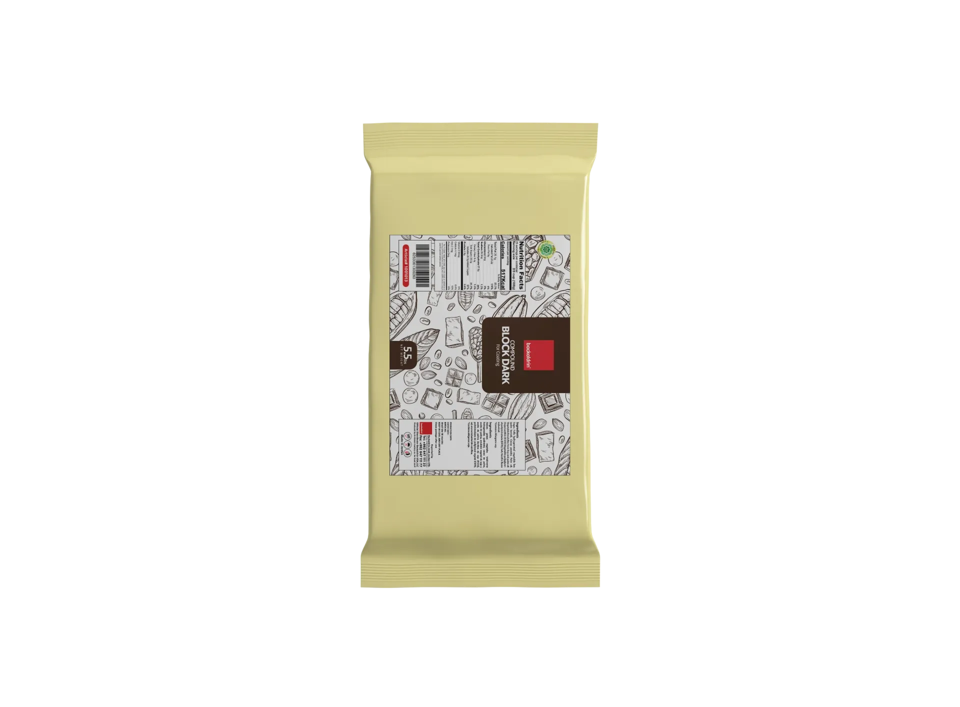 Chocolate Block Dark 2.5*8