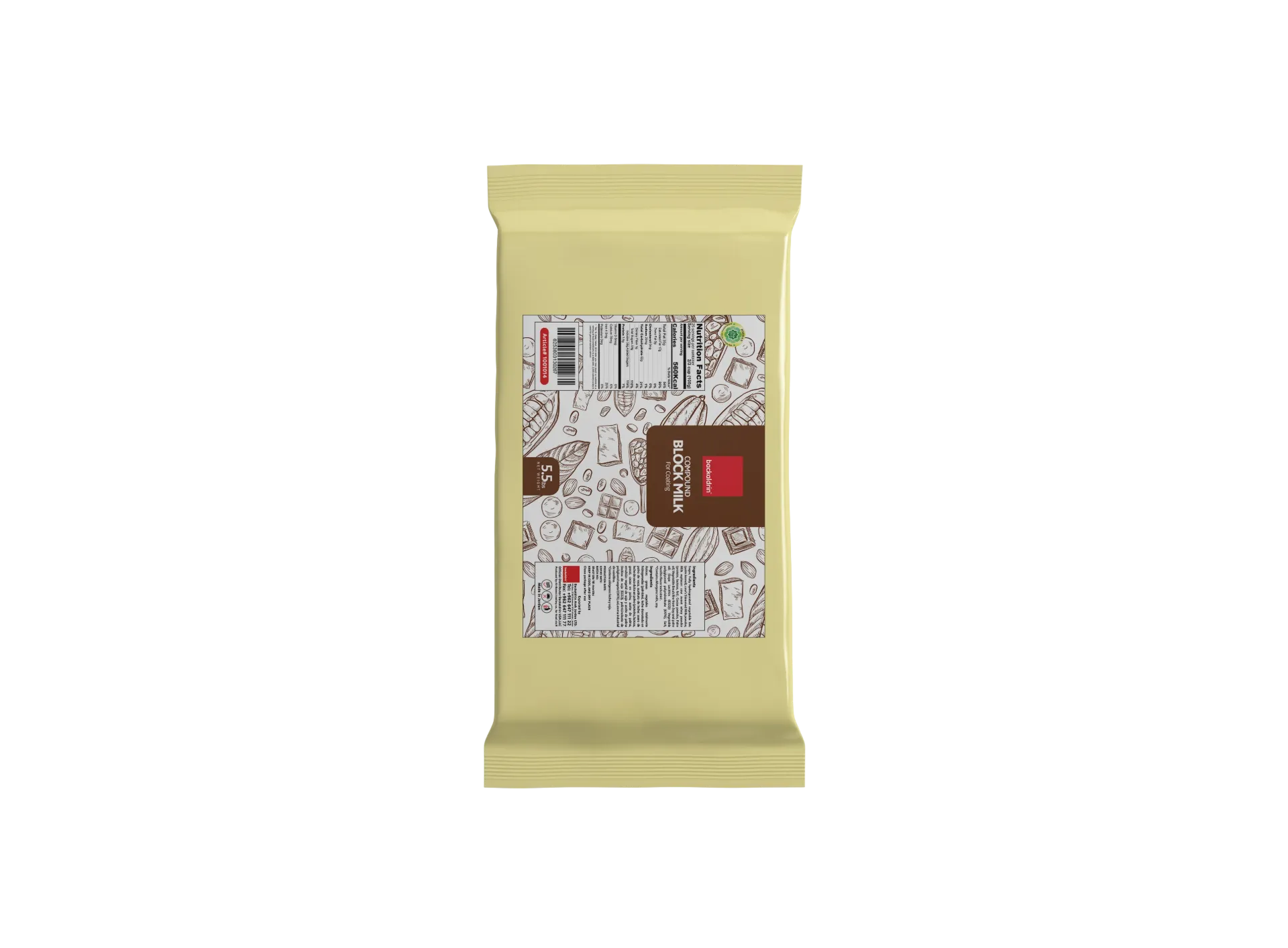 Chocolate Block Milk 2.5*8